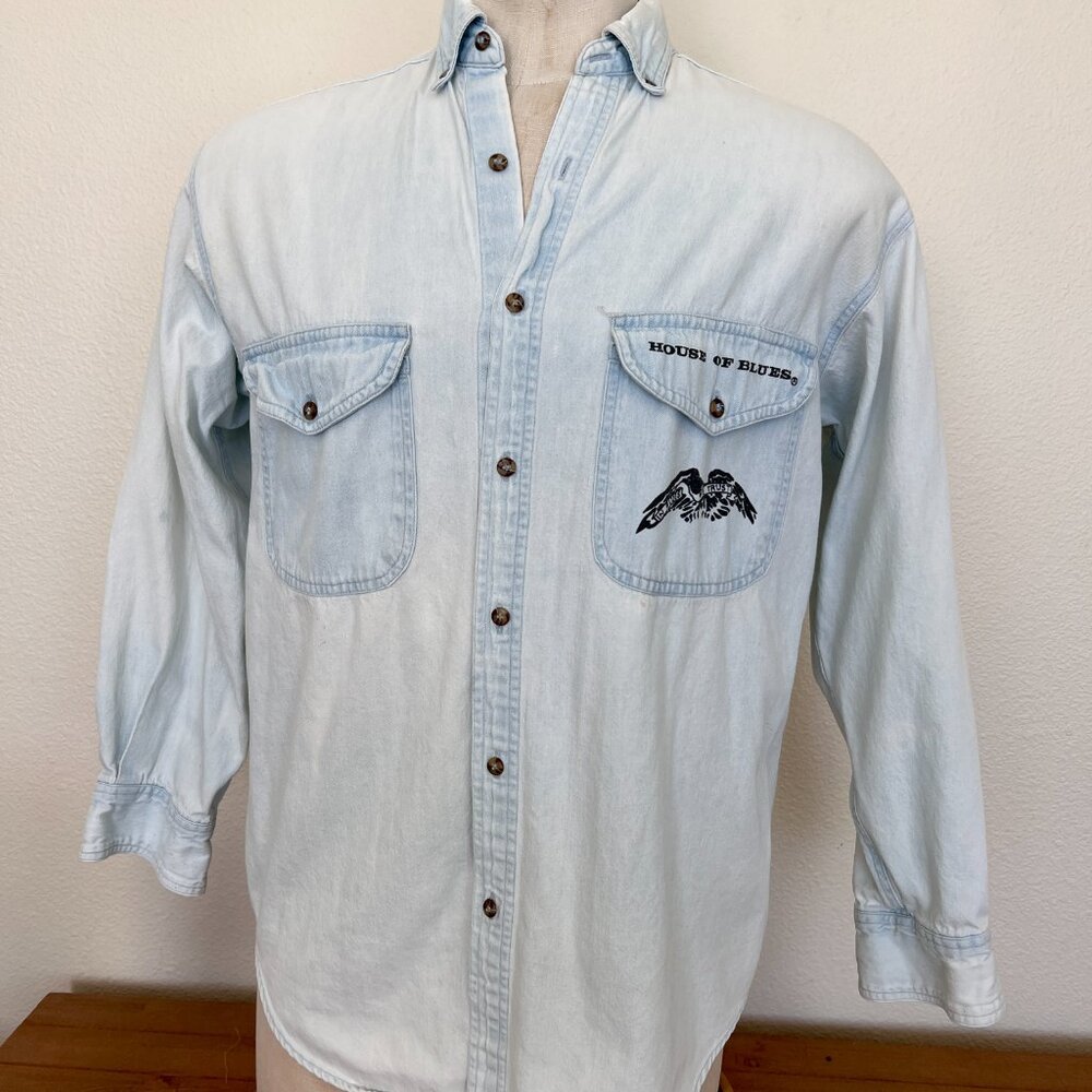 Rare Vintage "House of Blues Sunset Strip" Long Sleeve Shirt - Size Large
